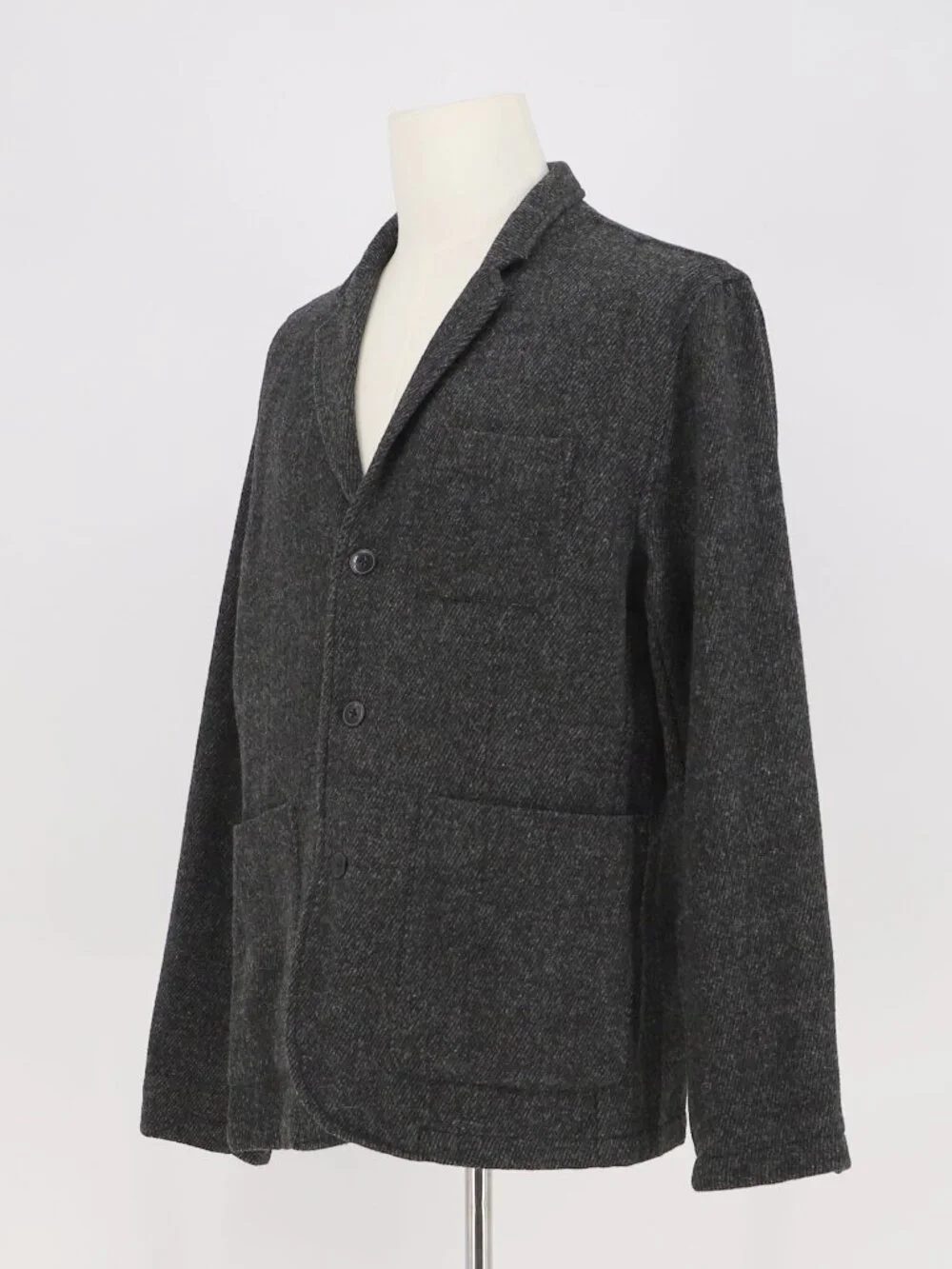 NWT GRAYERS Hutton Wool Twill Sport Coat in Charcoal Size L